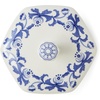 image:imageSpode Blue Italian Porcelain Lidded Hexagonal Vase 57Inch Decorative Accent with Imari Border amp Cobalt Detailing for Elegant Display amp Storage  Great Urn for Gifting Wedding CenterpiecesSteccato