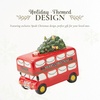 image:imageSpode Blue Italian Tree  Holiday Porcelain Decoration Featuring Contemporary Design  Christmas Ornament for Tree Wreath Festive Home Display  Great for Gifting amp DcorDouble Decker Bus