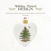 image:imageSpode Blue Italian Tree  Holiday Porcelain Decoration Featuring Contemporary Design  Christmas Ornament for Tree Wreath Festive Home Display  Great for Gifting amp DcorPuffed Heart