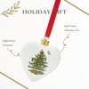 image:imageSpode Blue Italian Tree  Holiday Porcelain Decoration Featuring Contemporary Design  Christmas Ornament for Tree Wreath Festive Home Display  Great for Gifting amp DcorPuffed Heart