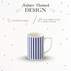 image:imageSpode Steccato Collection  12oz Coffee Mug with Large Handles Stripe Cobalt Blue Set of 4  Fine Earthenware  Dishwasher and Microwave Safe  Cup For Coffee Tea Latte and Hot Chocolate4