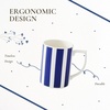 image:imageSpode Steccato Collection  12oz Coffee Mug with Large Handles Stripe Cobalt Blue Set of 4  Fine Earthenware  Dishwasher and Microwave Safe  Cup For Coffee Tea Latte and Hot Chocolate1