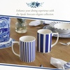 image:imageSpode Steccato Collection  12oz Coffee Mug with Large Handles Stripe Cobalt Blue Set of 4  Fine Earthenware  Dishwasher and Microwave Safe  Cup For Coffee Tea Latte and Hot Chocolate1