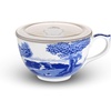 image:imageSpode Blue Italian 20oz Porcelain Jumbo Mug with Lid  Scenic Patterned Drinkware with Decorative Border  Portable Ceramic Coffee Cup for Brunch Tea OntheGo Hot Beverage Moments 38 H x 64 W