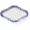 image:imageSpode Blue Italian Brocato Diamond Dish  85Inch Porcelain Serving Piece Decorative Table Dish for Salads Appetizers Pasta Desserts  Housewarming Gift