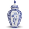 image:imageSpode Blue Italian Porcelain Vase  155 Inch Statement Jar with Floral Motifs amp Lid  Blue amp White Classic European Style for Home Centerpieces amp Decorative Accents Ideal Wedding Gift