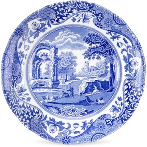 image:imageRoyal Worcester Spode Blue Italian Bread and Butter Plate  Dessert and Appetizer Plate  Round Blue and White Plate  65 Inch  Dishwasher and Microwave Safe  Made in England1