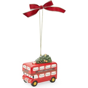 image:imageSpode Blue Italian Tree  Holiday Porcelain Decoration Featuring Contemporary Design  Christmas Ornament for Tree Wreath Festive Home Display  Great for Gifting amp DcorDouble Decker Bus