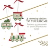 image:imageSpode Christmas Tree 3Piece Train Ornament Durable Holiday Ornament for Festive Decor amp Winter Wonderland Display  Sleek Seasonal Ornaments for Tree Mantel Holiday Home Decoration