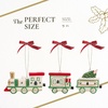 image:imageSpode Christmas Tree 3Piece Train Ornament Durable Holiday Ornament for Festive Decor amp Winter Wonderland Display  Sleek Seasonal Ornaments for Tree Mantel Holiday Home Decoration