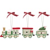 image:imageSpode Christmas Tree 3Piece Train Ornament Durable Holiday Ornament for Festive Decor amp Winter Wonderland Display  Sleek Seasonal Ornaments for Tree Mantel Holiday Home Decoration