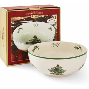 image:imagePortmeirion Spode Christmas Tree Serving Bowl 9Inch Holiday Dish for Pasta Salad Fruit amp Side Dishes Earthenware Tableware Perfect for Entertaining amp Holiday Decor Dishwasher Safe